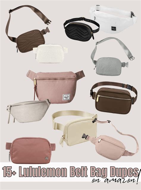 lulu bag belt dupe|dupe lululemon belt bag.